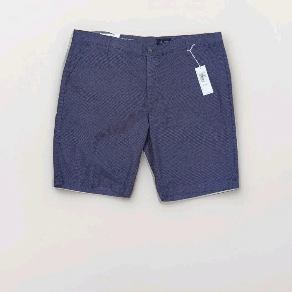 AG Adriano Goldschmied The Griffin Relaxed Fit Shorts Mens Size 42 Purple Chino